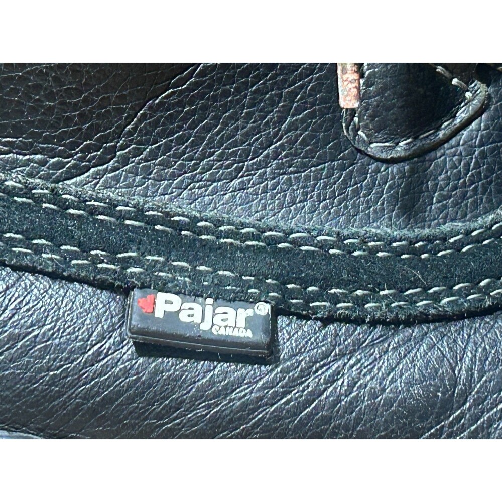 Pajar Canada Snow Boots Mens US 11-11.5 Black Leather Moose Grip Low Waterproof‎ - Picture 13 of 16